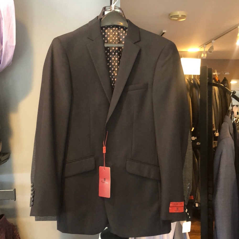 Renoir slim fit black sports coat 36 Reg